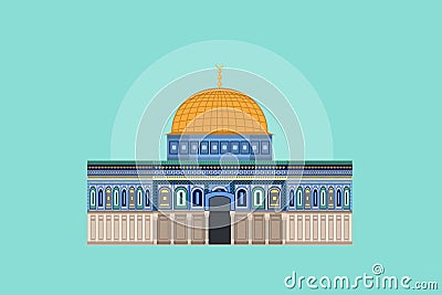 Dome of Rock â€“ Aqsa Mosque Stock Photo